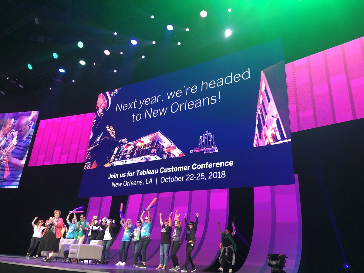 sarahlovesdata's tweet photo. See you in New Orleans! #TC18 #Tableau https://t.co/6MyZuaj4ES