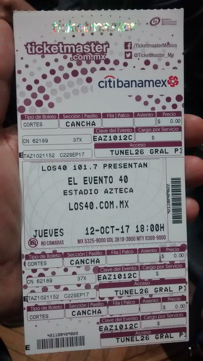 Tenemos 10 boletos para el evento <a href="/los40mx/">LOS40 México®</a>. Manda tu fotografía usando el HashTag #YoSoyViral, 
¡Los más originales ganarán!