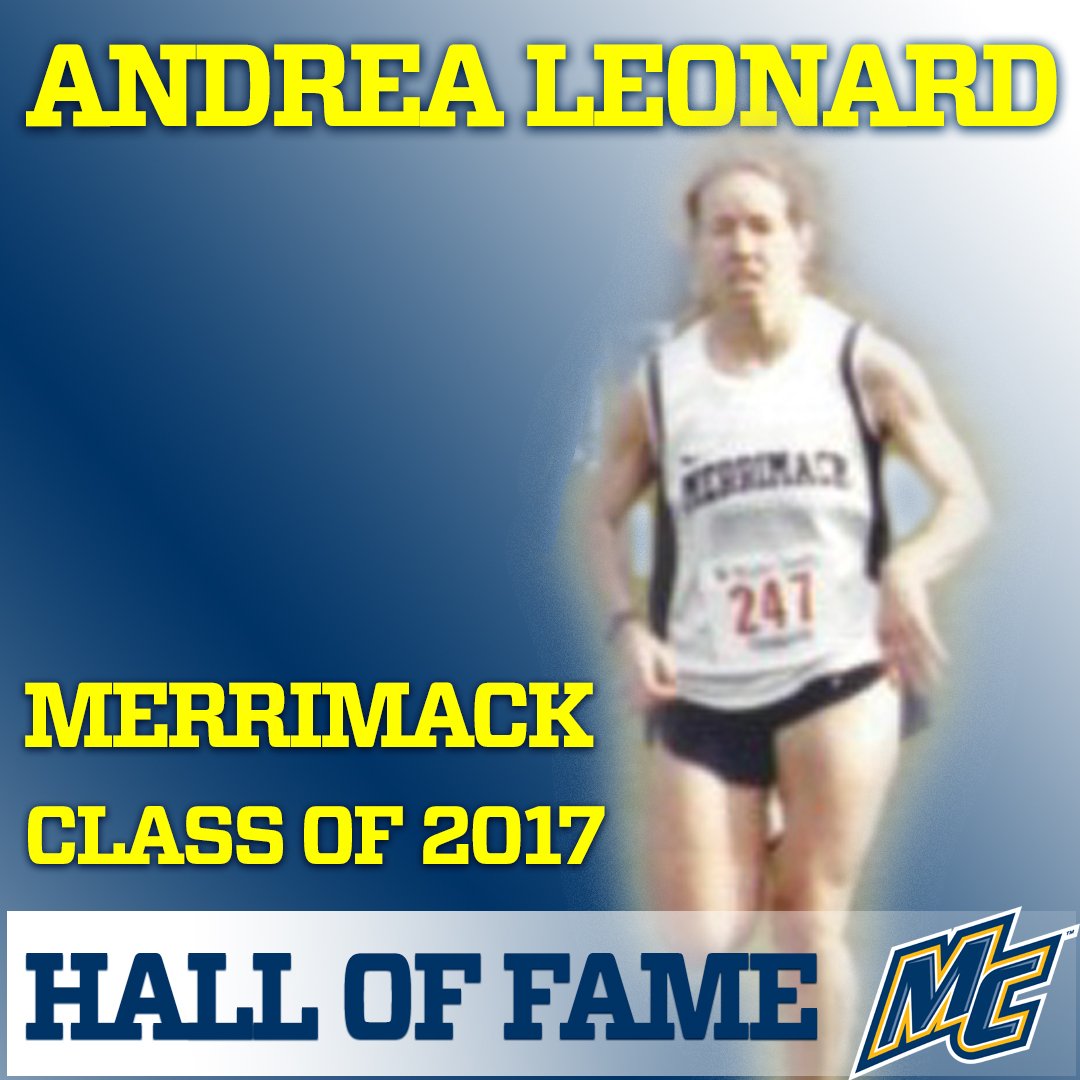 MC_Athletics's tweet photo. Andrea Leonard, #WXC: 3X NE10 Champion in league history, while receiving first-ever Player of the Year Honors! #2017MCHOF #GoMack https://t.co/1ZNFVTc2h2
