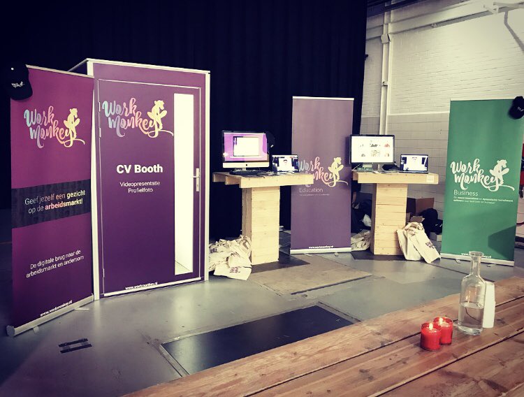 WorkMonkeyApp's tweet photo. @EBUtrecht bedankt dat we mochten deelnemen op de inspiratiemarkt op #getconnected met #workmonkey #education https://t.co/gxTjqO3rMz
