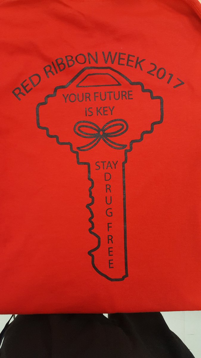 red ribbon week shirts