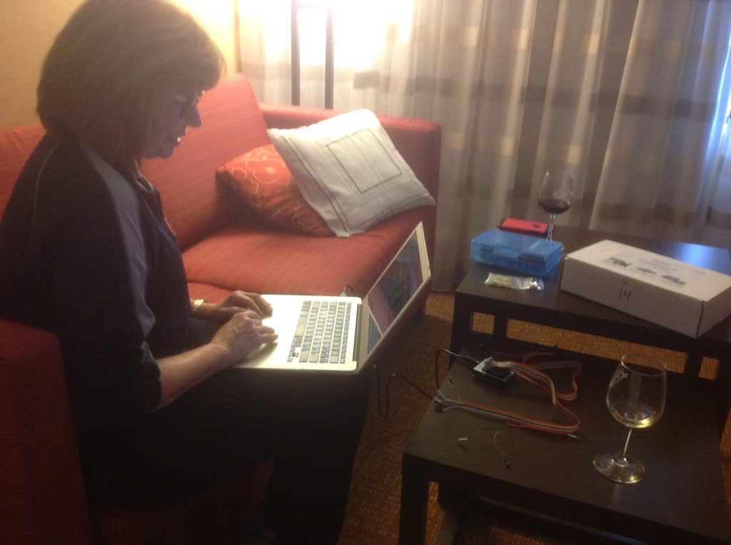 1muggs's tweet image. After hours HyperDuino training. #ICE2017 #hyperduino