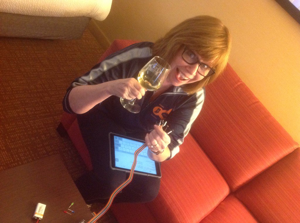 1muggs's tweet image. After hours HyperDuino training. #ICE2017 #hyperduino