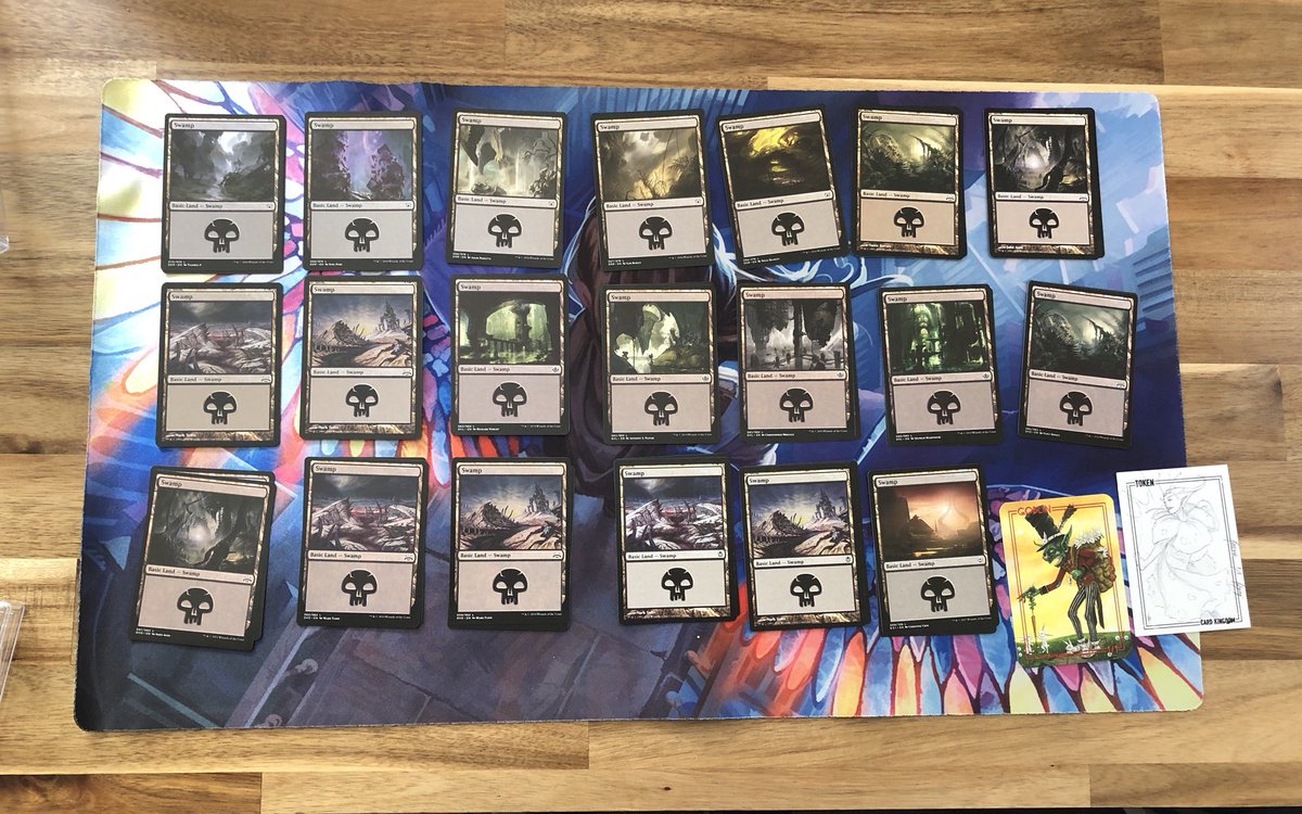 new_depths's tweet photo. Thanks again to @Card_Kingdom for their service. The cards look great! #basiclands #BTBLands #mtg #MagicTheGathering #swamps #collection https://t.co/IcU1noWthQ