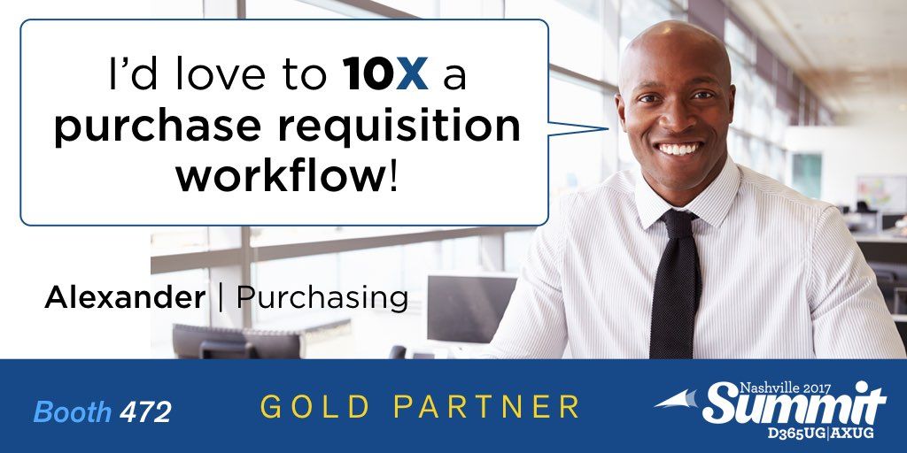 RillionUSA's tweet photo. Come by and find out about painless workflow! #AXUGSummit #NAVUGSummit #GPUGSummit #D365UGSummit https://t.co/KSJidwAoYN