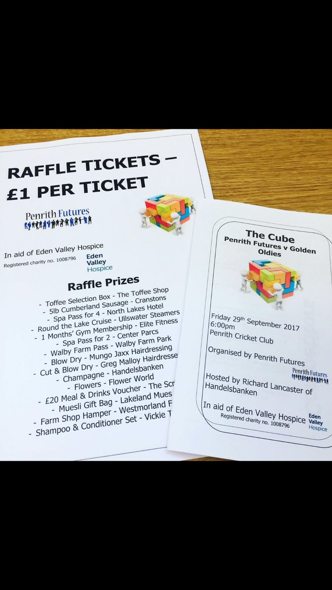 penrithfutures's tweet photo. The Cube raised £1050.85 for Eden Valley Hospice,thank you to our sponsors and everyone who took part 👍🏻🏆🎉 @EVHospice @Cartmells_LJO https://t.co/o97Lb6Mo7W