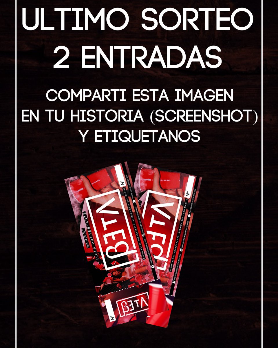 betaProtestante's tweet photo. Ultimas 2 entradas...se van....! https://t.co/EBuS1zHUMj