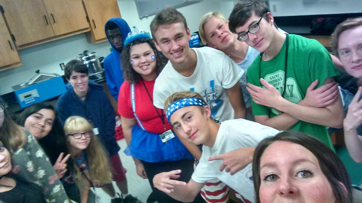 Class of 2020 Homeroom showing their school spirit! #TheAvengers #phsSPIRIT #welikedonuts #hoco