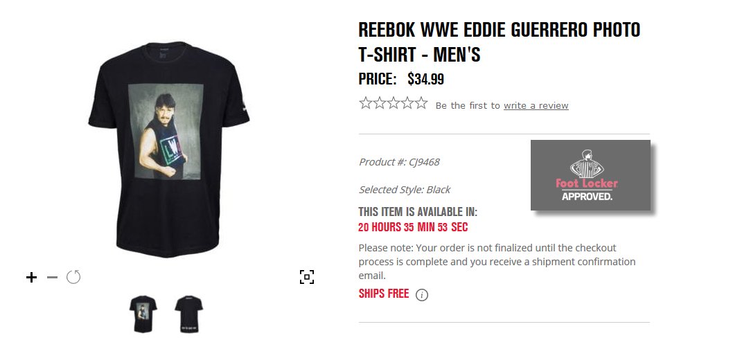 reebok eddie guerrero shirt