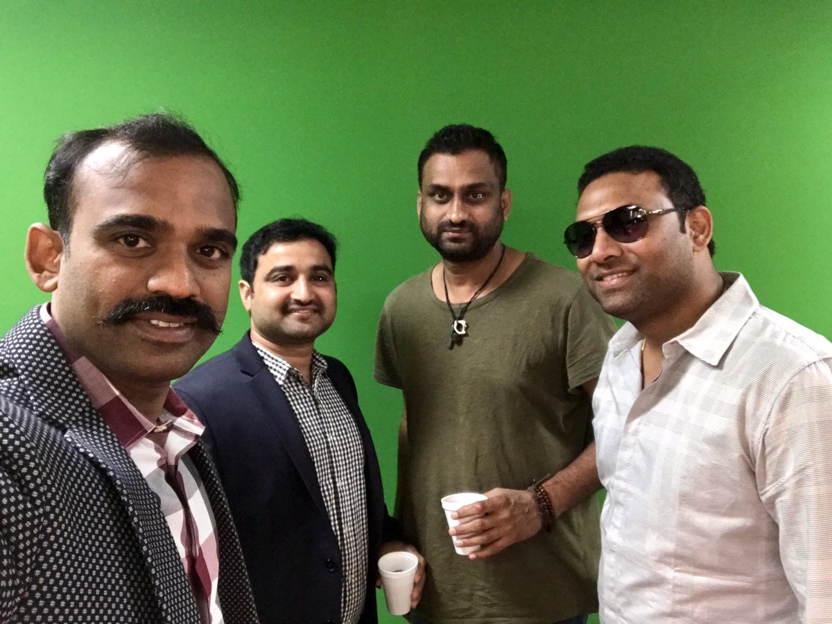 devireddyshashi's tweet photo. Getting ready for live show on Pravasa Bharath live show for USA 2-3PM EST (11.30 pm IST) - October 12 #70mmAB - #ANANDOBRAHMA https://t.co/8rUPIhi1NF