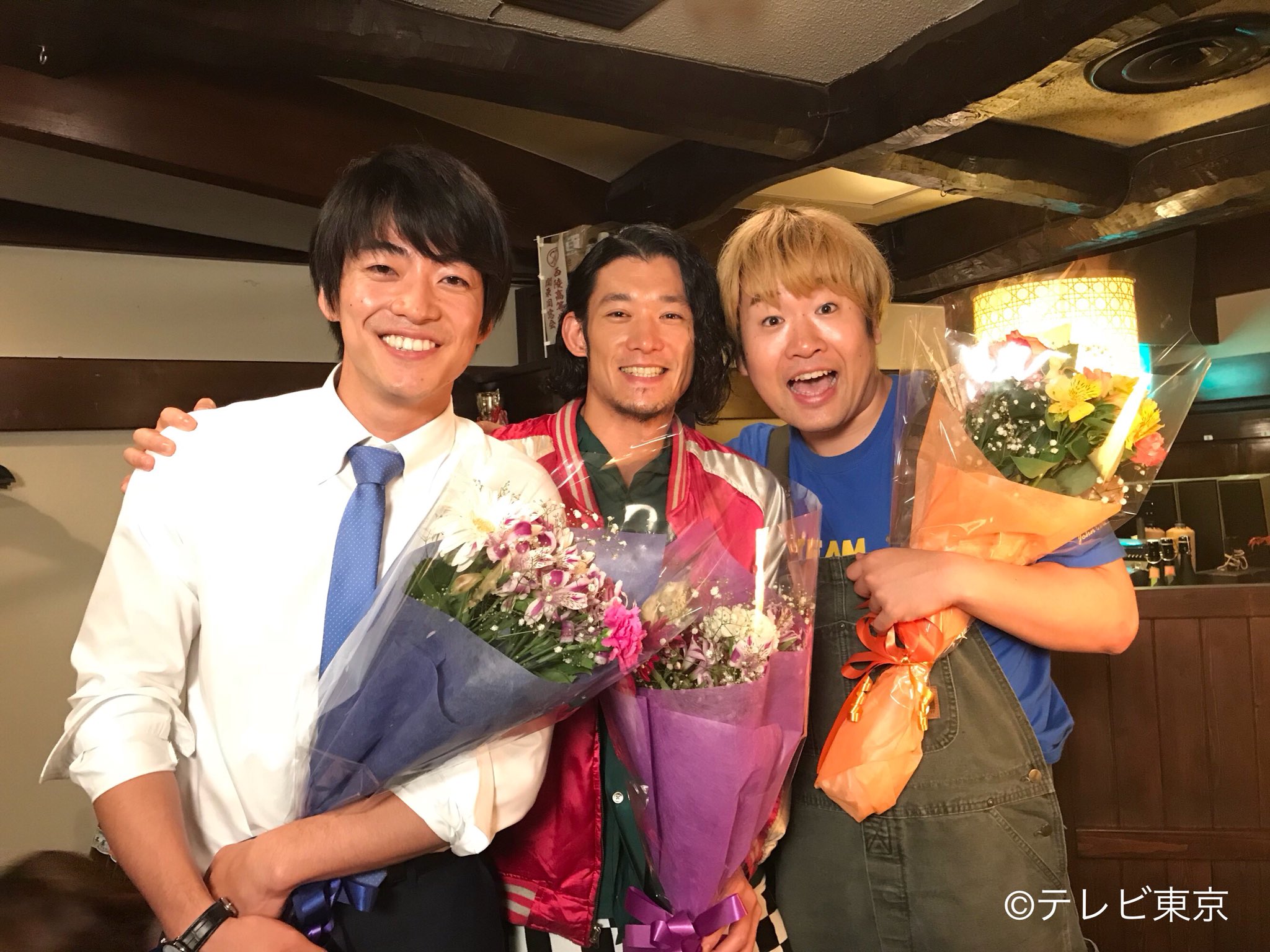 テレ東 フリンジマン 愛人作りは10月 ドラマ フリンジマン 全ての撮影が終わりました 最後は素晴らしい笑顔の 愛人同盟 の３人 晴れ晴れしてますねぇ まだまだオンエアは続きます 皆さま お楽しみに 板尾創路 大東駿介 淵上泰史 森田