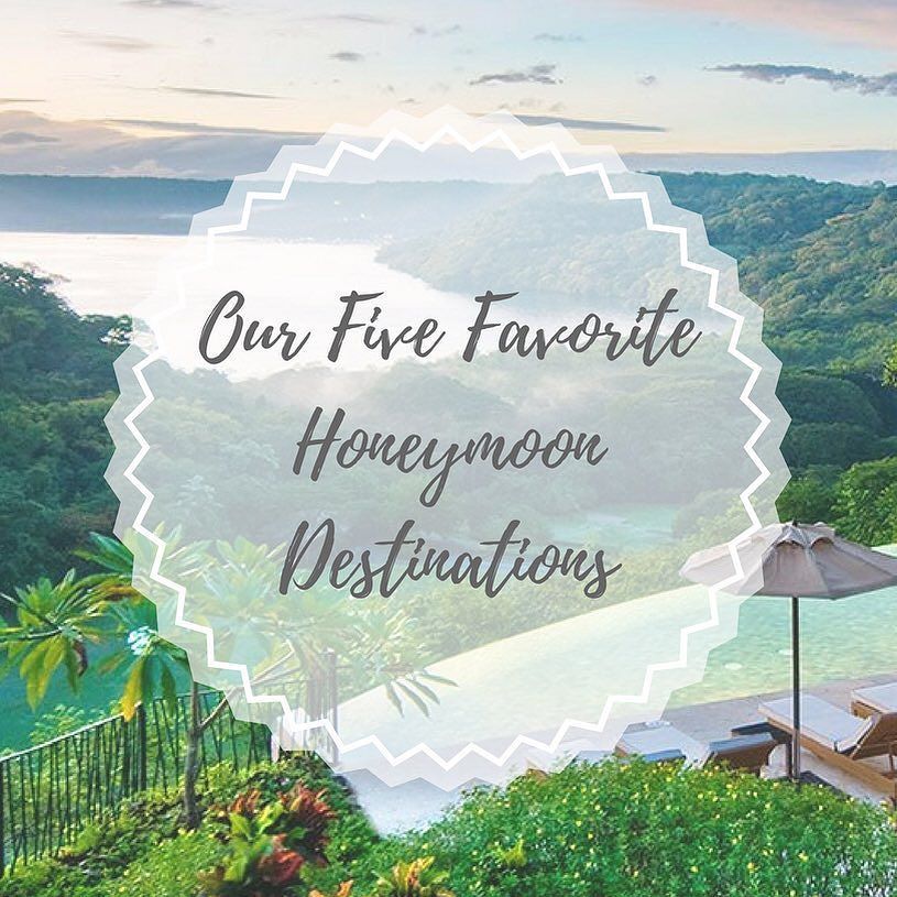 UptownEventTrvl's tweet image. Not sure where to jet off to on your honeymoon? We've got our Five Favorite Honeymoon Destinations up on the blog today to help you decide!…