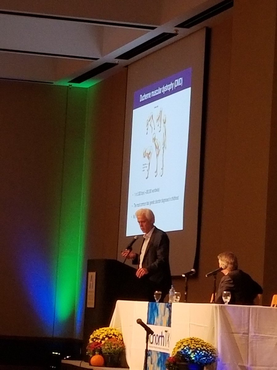UTAInnovation's tweet photo. Keynote speaker Eric Olson discusses advancements in curing muscular dystrophy #iC32017 #bionorthTX #UTarlington https://t.co/tayGZ3y8bj