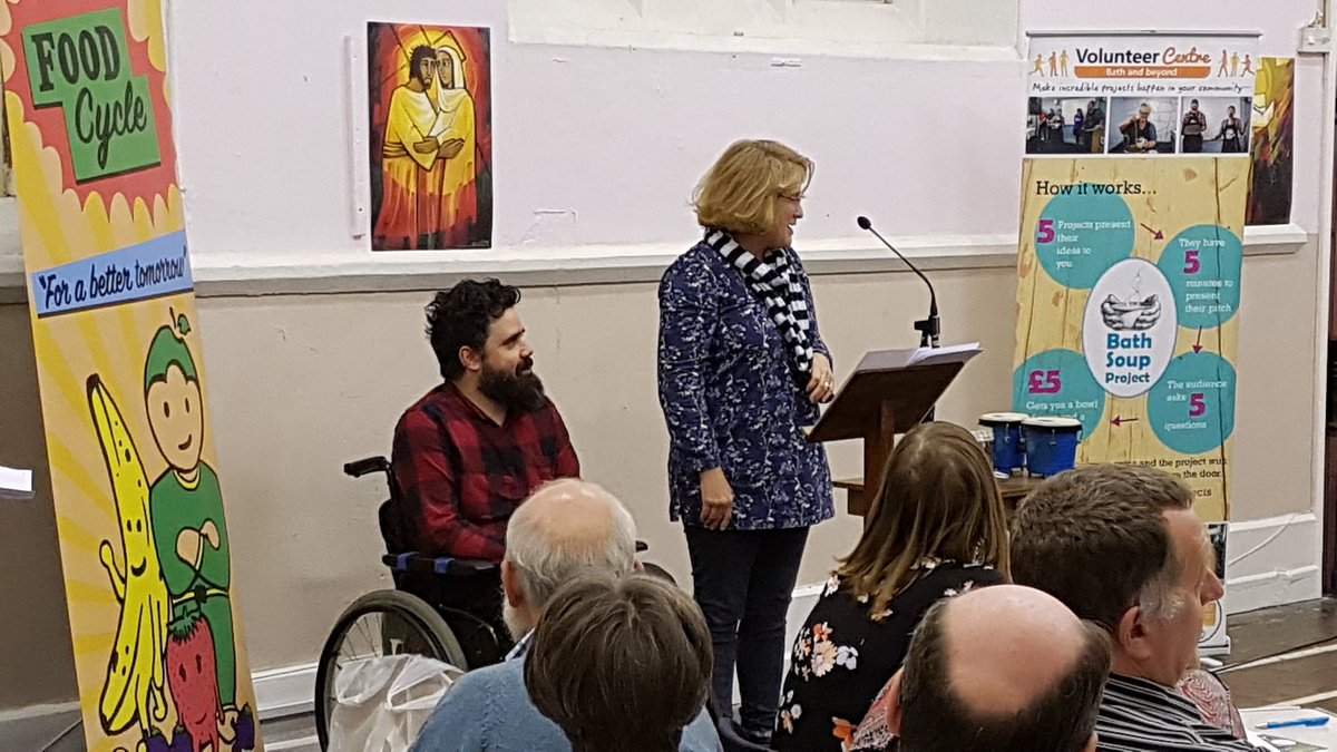 @TheGenesisTrust pitching for their lifestyles group need new drums could you help? <a href="/bathsoupproject/">Bath Soup Project</a> @BathChron