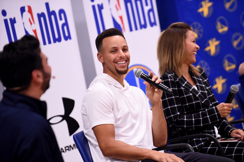 jrnba's tweet photo. .@warriors star @StephenCurry30 &amp; his mom, Sonya, helped tip off the #JrNBA parent initiative w/ @PositiveCoachUS.

https://t.co/3IBdrzgDV0 https://t.co/9YXfYgMWPN
