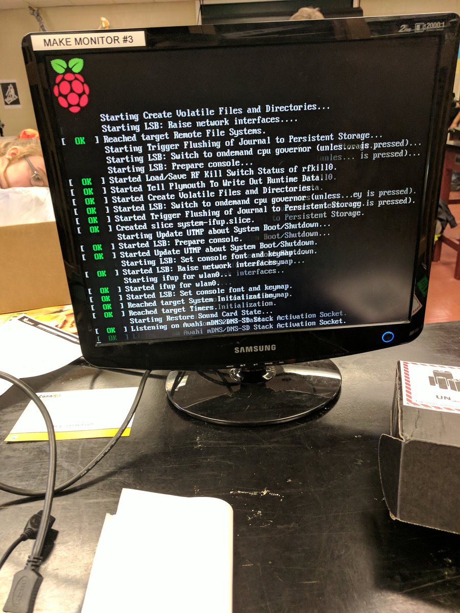 robbiemackayyyy's tweet photo. #MVHSMakerSpace the start our #mintypi project, software is working @MVHS_ROV https://t.co/4nJJTtASY3