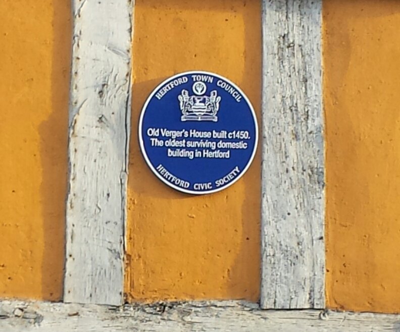 paddyjbee's tweet photo. The #Oldest #Building in handsome #Hertford, #Hertfordshire. #OutandAbout #love #UK #WhereIsPaddy #CourierLife #vanlife https://t.co/q0p9y3e6X6