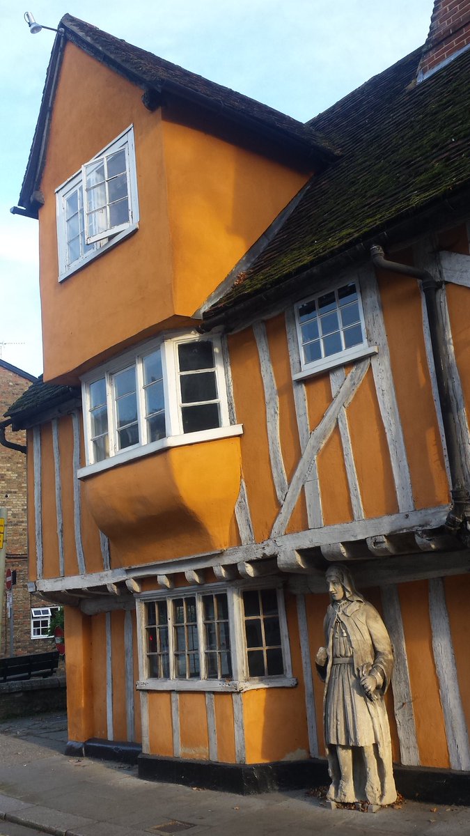 paddyjbee's tweet photo. The #Oldest #Building in handsome #Hertford, #Hertfordshire. #OutandAbout #love #UK #WhereIsPaddy #CourierLife #vanlife https://t.co/q0p9y3e6X6
