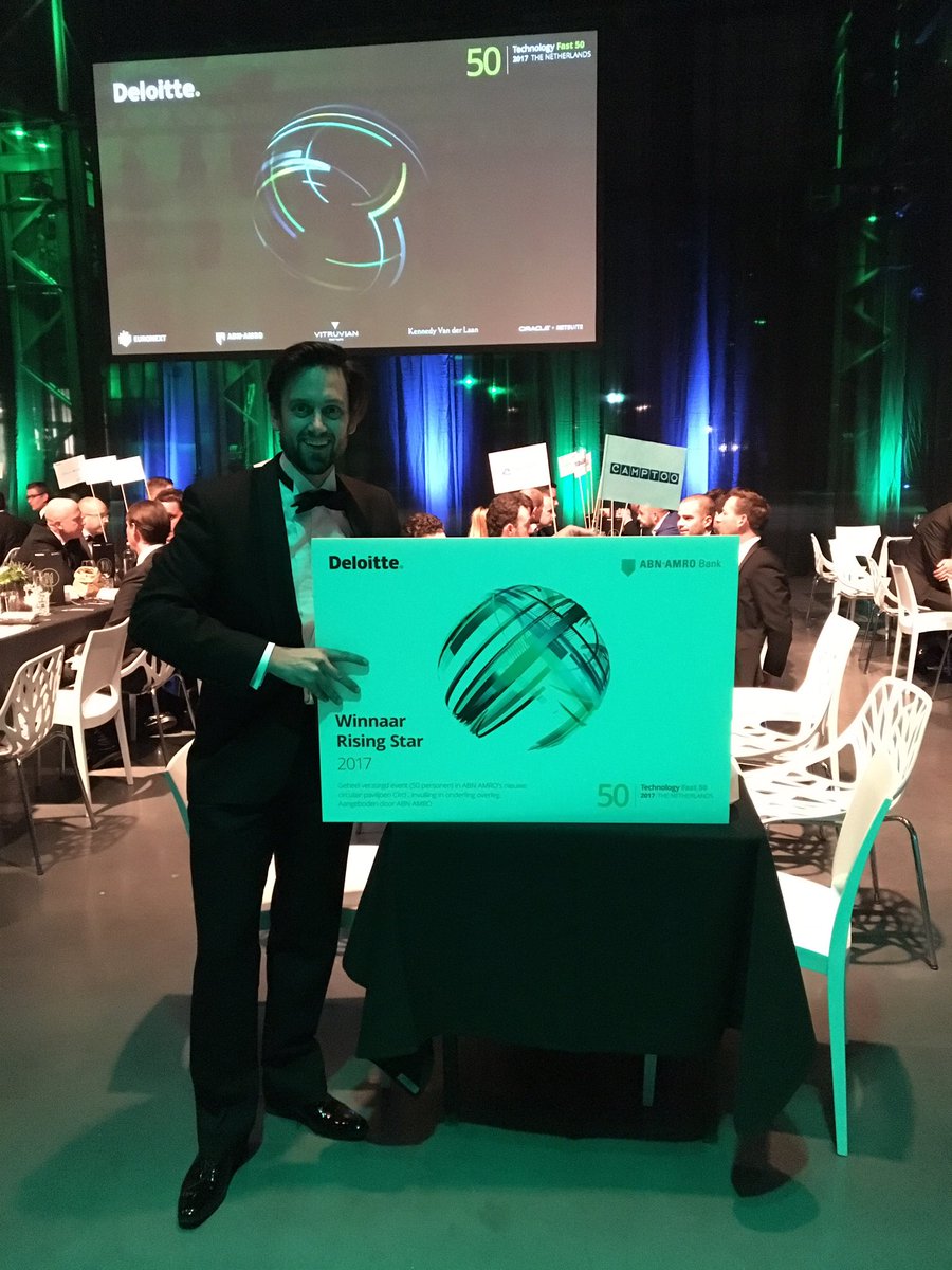 Yeah!!! Rising star van Nederland bij de #fast50 awards!!! Team waanzinnig bedankt, we gaan de wereld veroveren💪