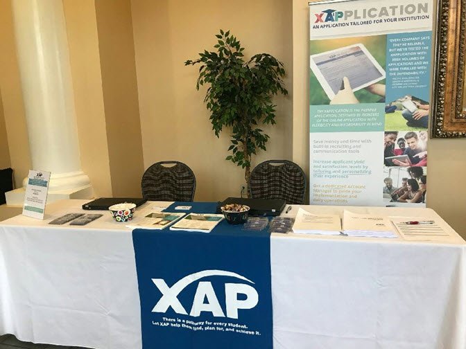 Visit XAP has solutions for your online college application and transcript exchange needs. Come talk with us to learn more. #wvacrao17