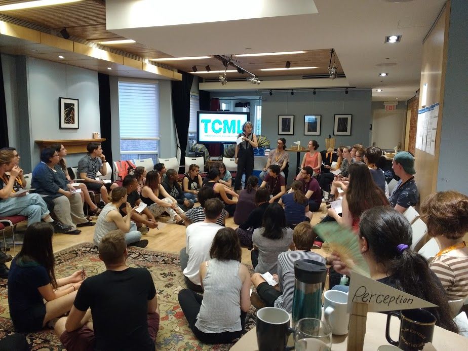 TCMLworkshop's tweet photo. #TCML2017 - composing communities with @jumbliestheatre artists and TCML participants at the @cmcnational https://t.co/BHnFuPzET6