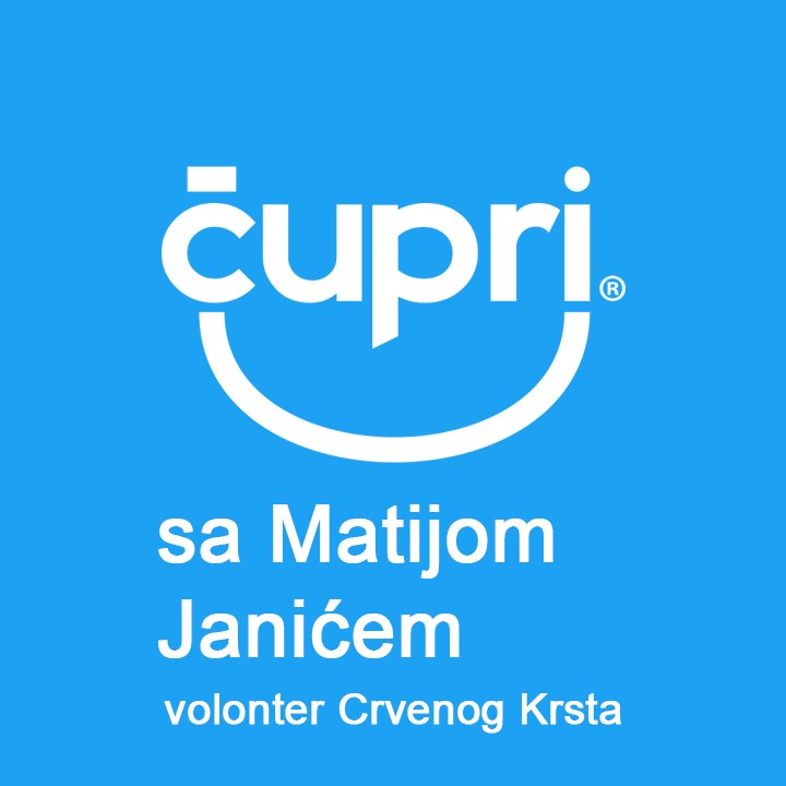 cupripodcast's tweet photo. Drugi gost Čuprija je Matija Janić volonter Crvenog Krsta https://t.co/6AK7yhF0UB  @cupripodcast https://t.co/SqypLTp2ZG