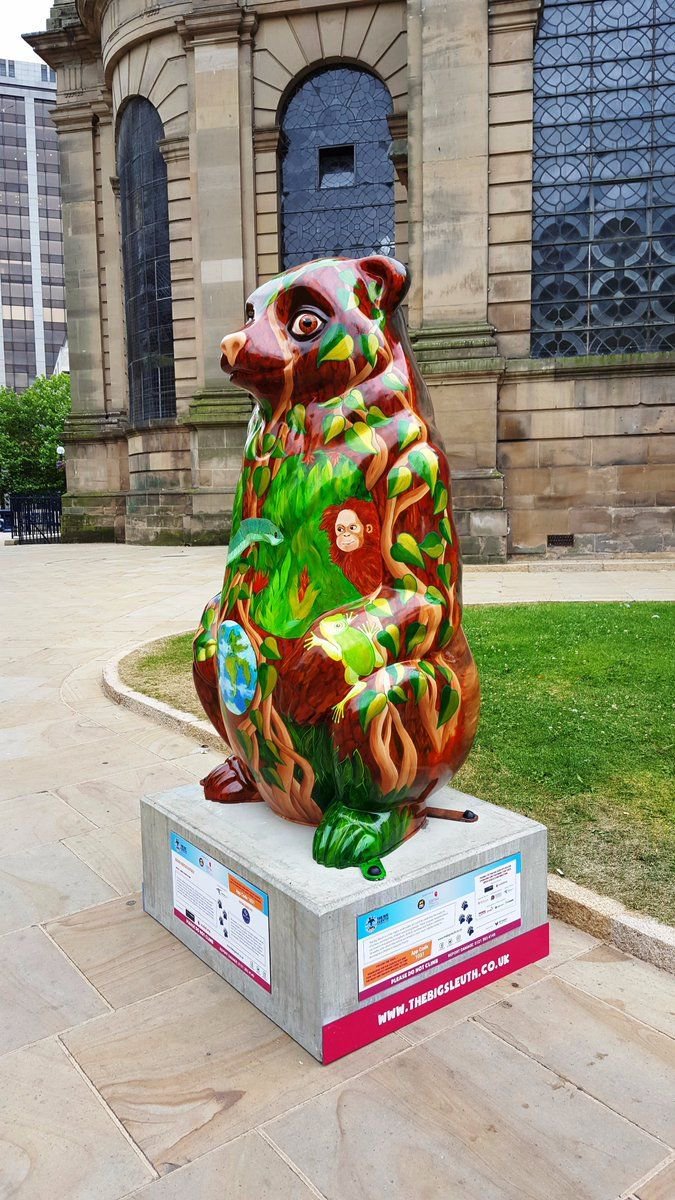 biomasterbear's tweet photo. At @TheBigSleuth auction waiting to find out where my new home is! Thanks to everyone for a great summer! https://t.co/u2enEPyS6E