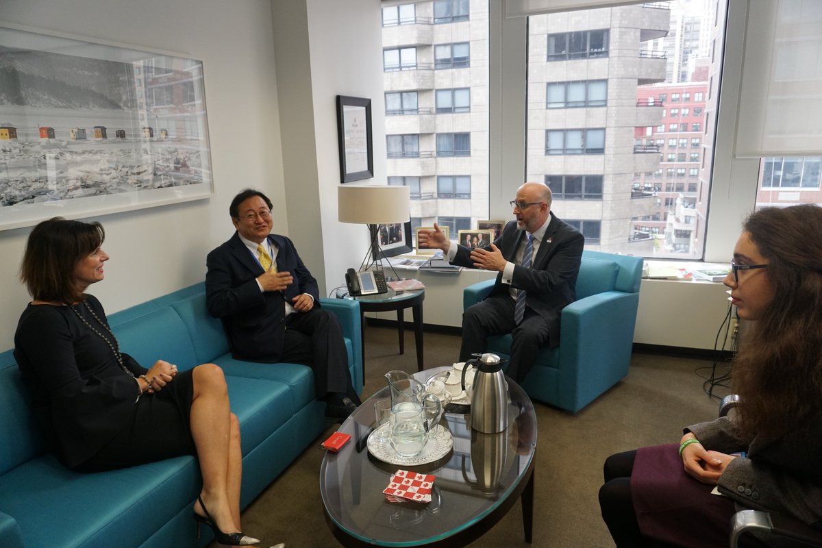 Canada And Japanmissionun Both Have New Deputy Permanent Representatives Blais_louise And Dr Toshiya Hoshino We Look Forward To Working Closely Canada And Japanmissionun Both Have New Deputy Permanent Representatives Blais_louise And Dr Toshiya Hoshino We Look Forward To Working Closely