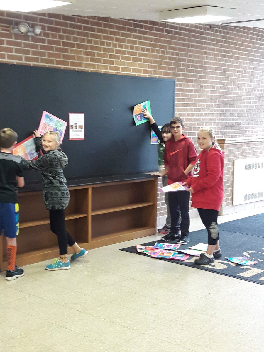 bach_michelle's tweet photo. Student curated art gallery at JBN#BPS101Pride https://t.co/Zuqy68CIbv