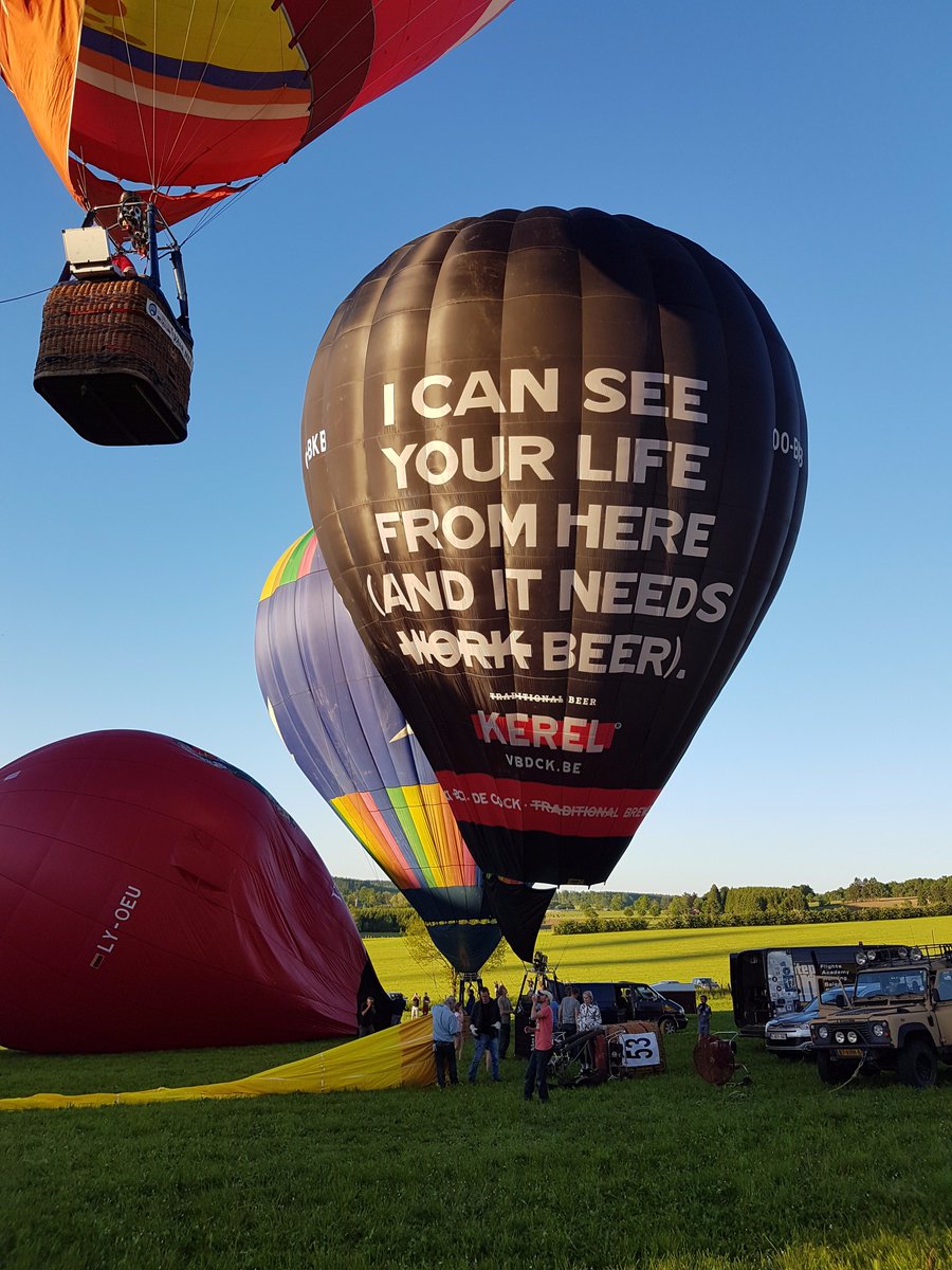 JonasMaesCD's tweet photo. The game is on! The yearly 'Waasland' Challenge will take place upcoming Saturday! #Competitionballooning #hotairballooning #ballonvaren https://t.co/RuFkRA6xC1