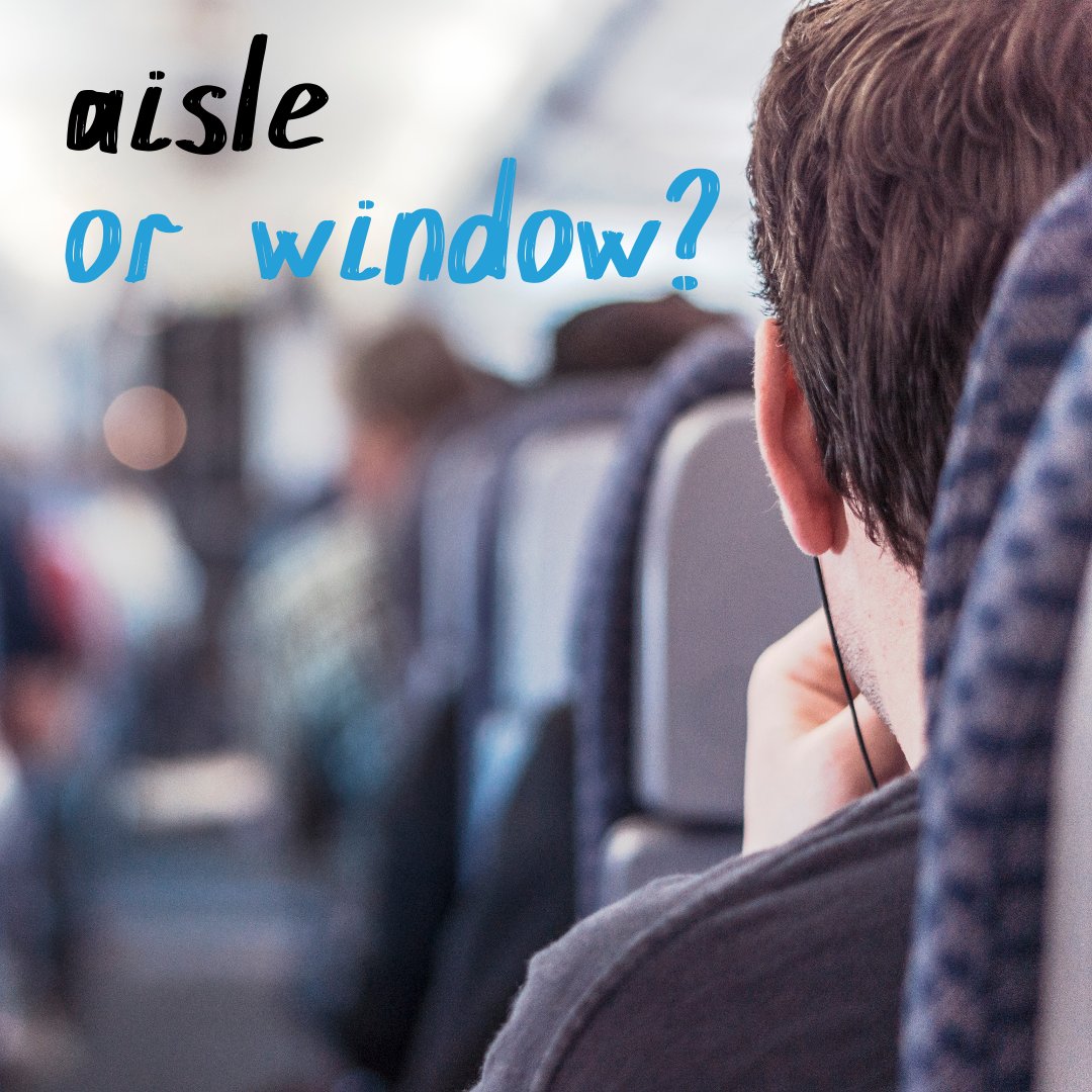 LexingtonJax's tweet photo. #Question of the day: aisle or window seat 💺? #airplane #poll https://t.co/oUm3ZyjkVz