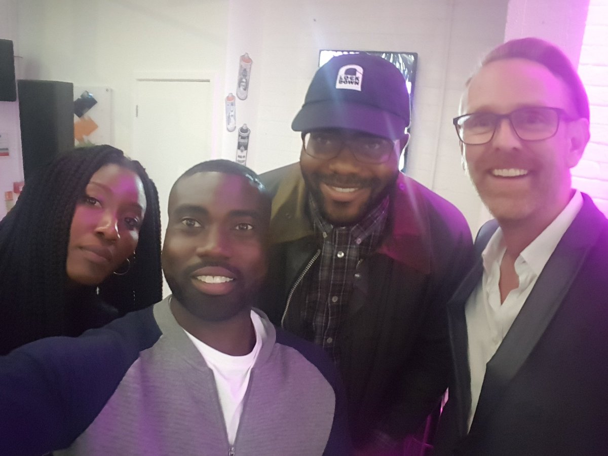 PhilytotheB's tweet photo. Launch of portrait of a city @humberstgallery chilling with the crew Martin Green, @orakald And Tare #cityofculture #portraitofacity https://t.co/NBK42dQxUj
