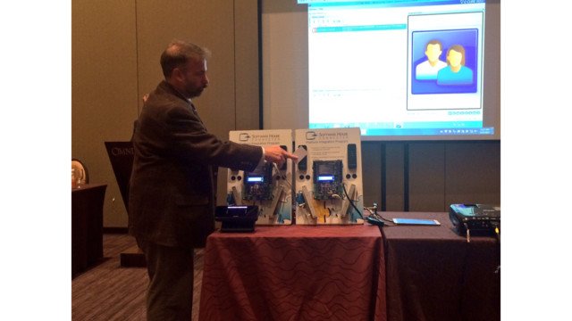 PI_Biometrics's tweet photo. PI's John Santini demoed PLAI #accesscontrol in front of #ASIS2017 audiences (via @SecInfoWatch) @PSIAlliance #tbt https://t.co/9MlCR7UleV https://t.co/HXmcVm6EO9