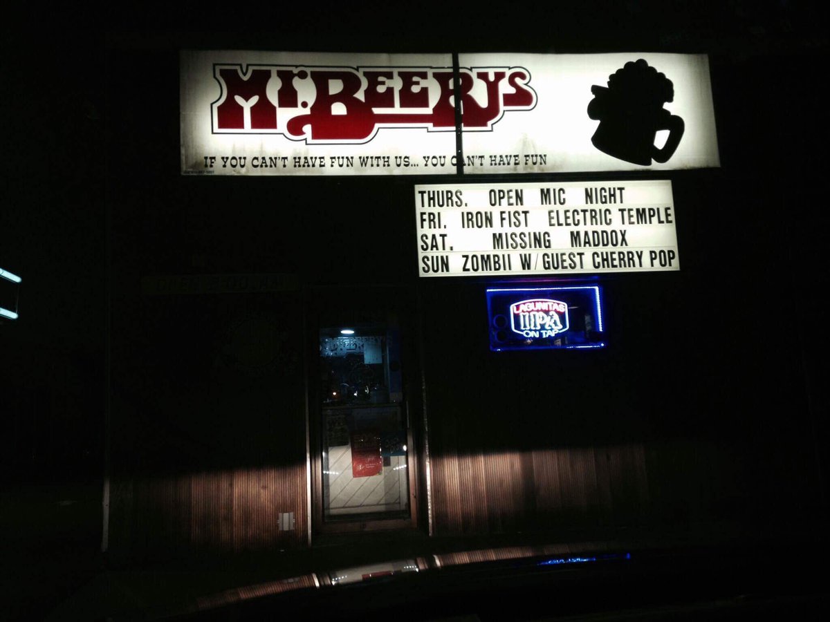MissingMaddox's tweet photo. Hey everyone! Miss us? Well don’t worry, this Saturday we make our return to Mr Beery’s. Don’t miss out! #MissingMaddoxResurrection https://t.co/y6W4eBkZzl
