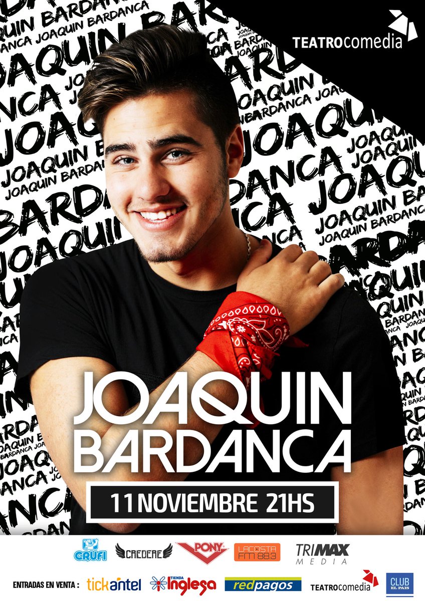 JoaquinBardanca's tweet photo. Con perseverancia, los sueños se empiezan a hacer realidad - TENEMOS FECHA PARA EL SHOW! 
Los espero para vivir juntos una noche increíble. https://t.co/oGwwF1BChs