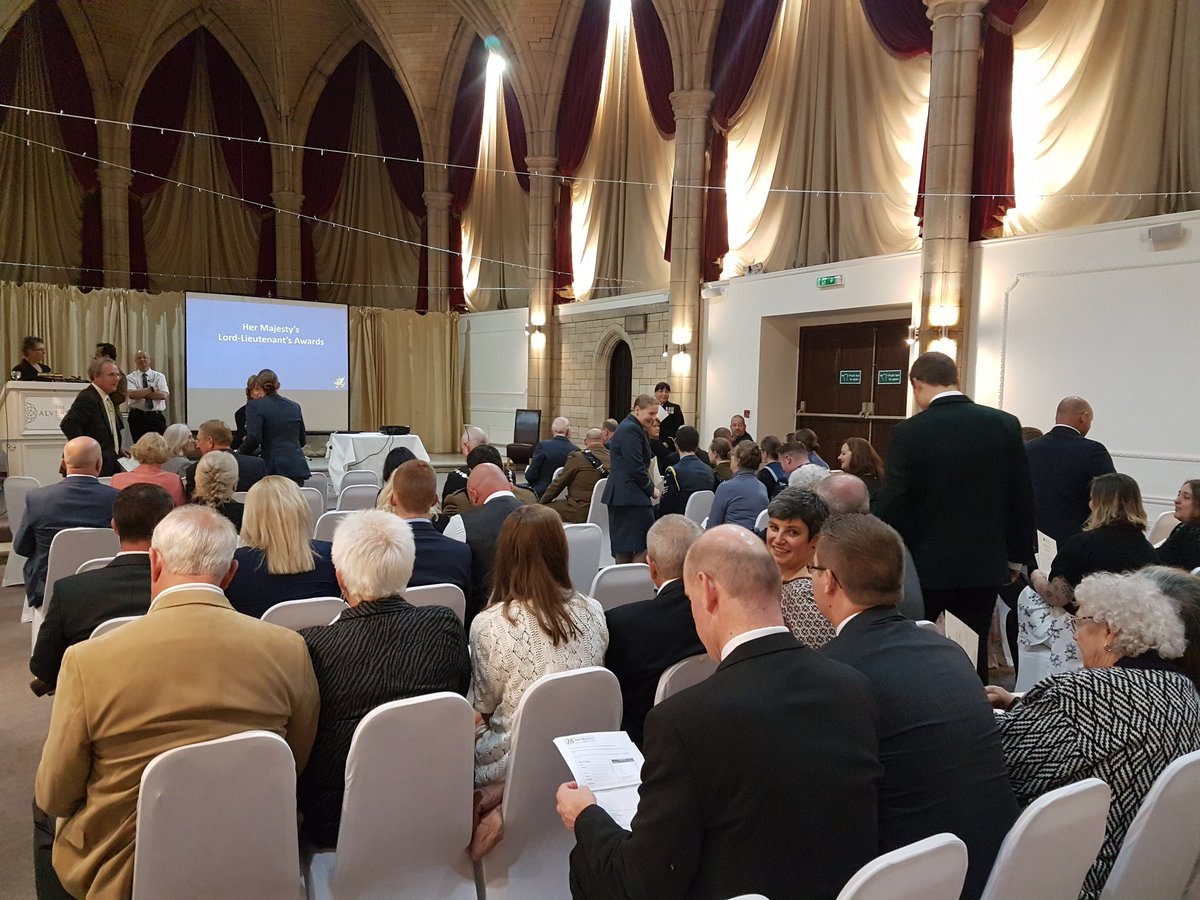 WRFCA's tweet photo. Ready for the Lord Lieutenant of Cornwall's Award Ceremony to recognise members of the #ArmedForces in the county. #LLAwards17 https://t.co/uhnFJPUAYx