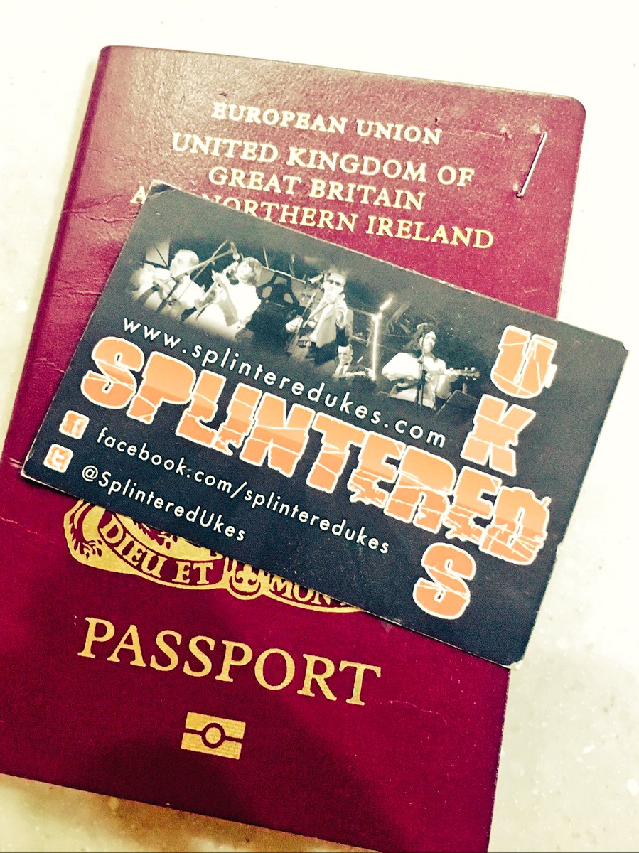 Barcelona here we come! Excited to be playing away from home for a rare European leg of our tour this weekend! SUx 😁