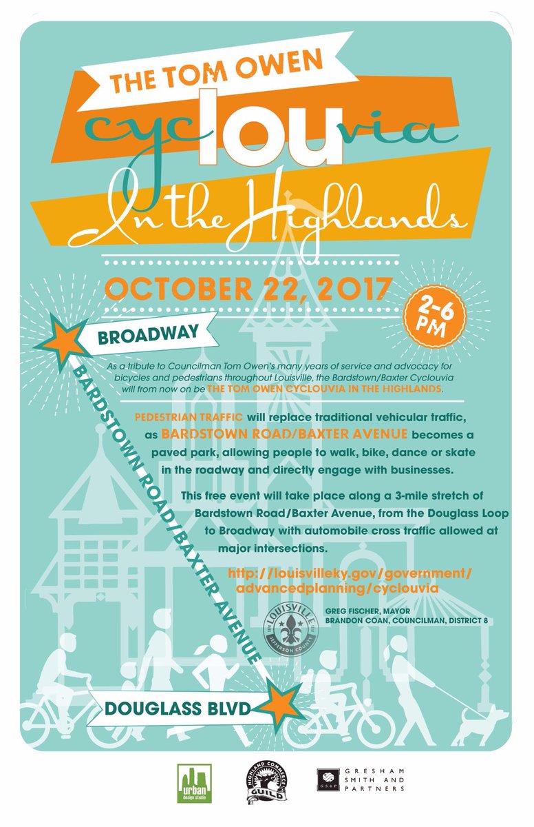 DevelopLou's tweet photo. Grab your bike and come on down to Bardstown Road! @CycLOUvia is only a few days away! https://t.co/E84AWUCiku