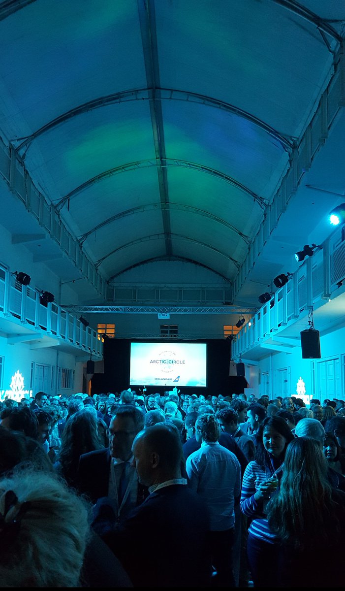 We're here at the opening ceremony of the #ArcticCircle2017. We have an exciting few days in store! See you there!