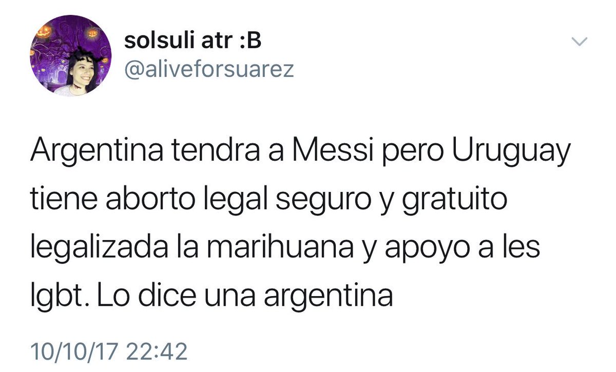 MisOdios's tweet photo. Ya sabés, Messi. La próxima, en lugar de esos goles de morondanga, ponete las pilas y legalizá el aborto. No te duermas en los laureles. https://t.co/D2mJFNORrU