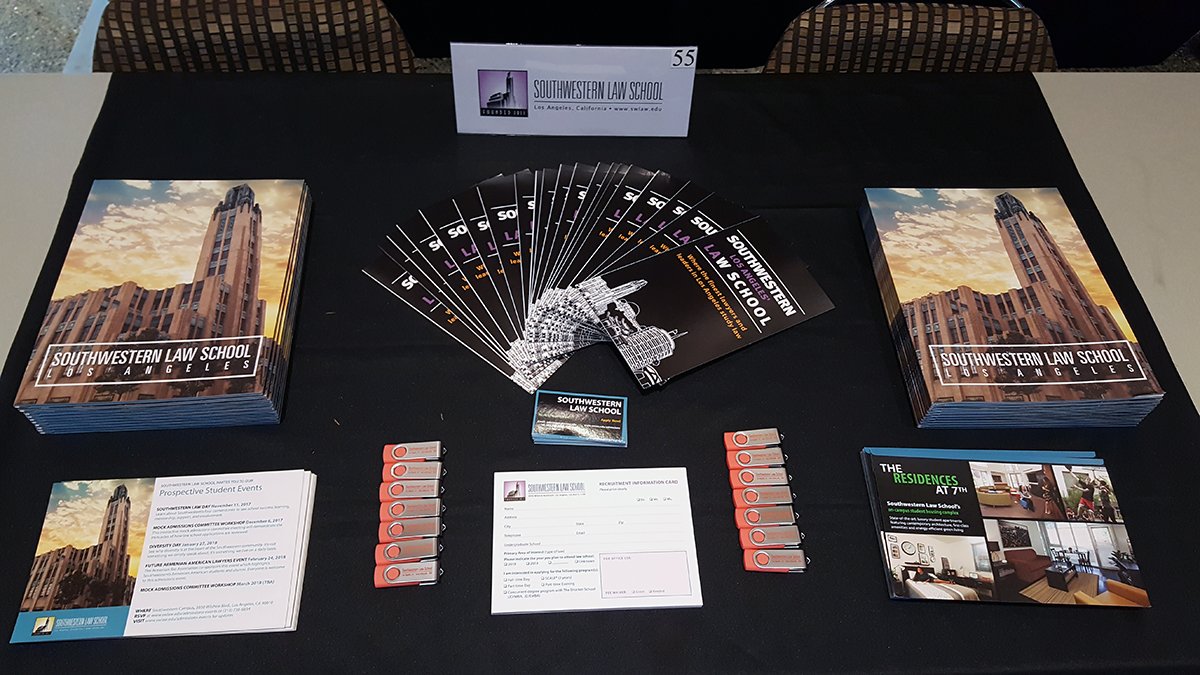 Come meet us at San Diego State University's Graduate &amp; Professional School Fair! Today at Montezuma Hall, 10a - 2:30p, at table #55. #swlaw