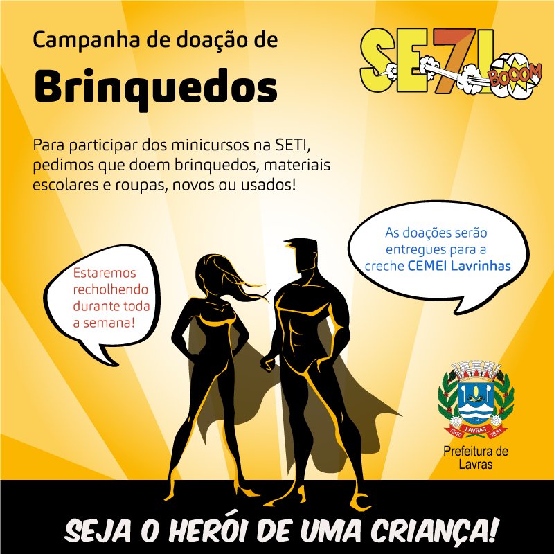 setiufla's tweet photo. "A melhor maneira de tornar as crianças boas, é torná-las felizes", já dizia Oscar Wilde."
#SETIUFLA https://t.co/bsVFARld70