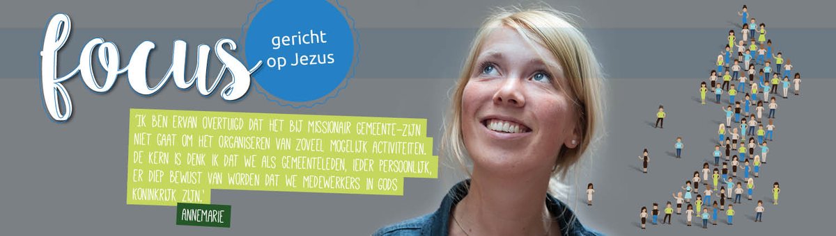 De #Bethlehemkerk start een #Focustraject! 2 jaar gemeentebreed bezinnen hoe ons geloof te verbinden met leven van alledag <a href="/IZBvoorzending/">IZB, voor zending</a>