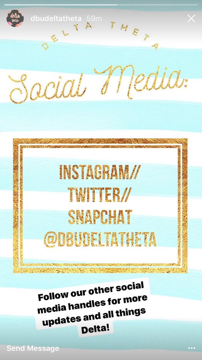 emily_anne016's tweet photo. Go follow @DBUDeltaTheta for updates on rush, to see what fun things we're up to, and to get to know me and my amazing sistas!πππ #rushdelta https://t.co/gYzL40Sx4v