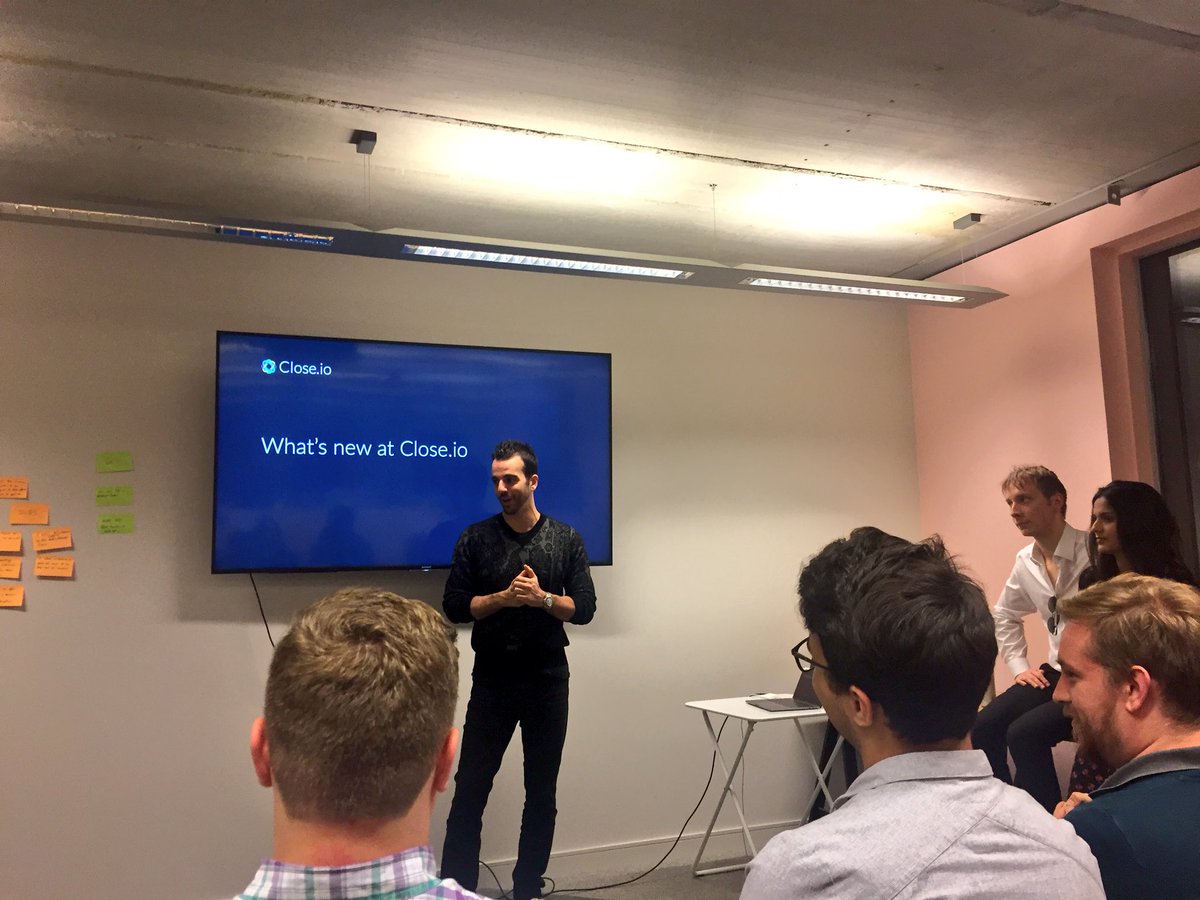 Fun and inspiring evening with @Closeio and <a href="/PaddleHQ/">Paddle</a>. Thanks <a href="/Steli/">Steli Efti</a> and team!