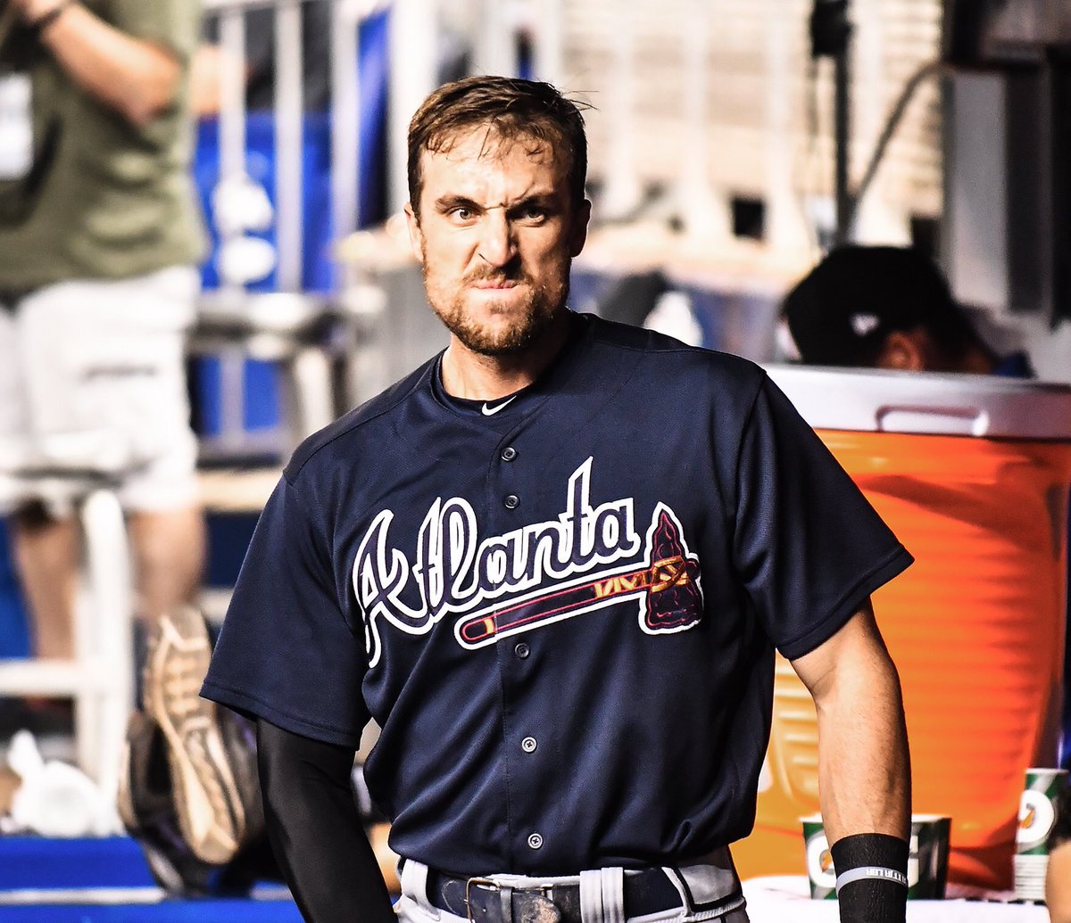 Braves's tweet photo. When you think it's Friday but find out it's only Thursday... https://t.co/6P4stdUlmP