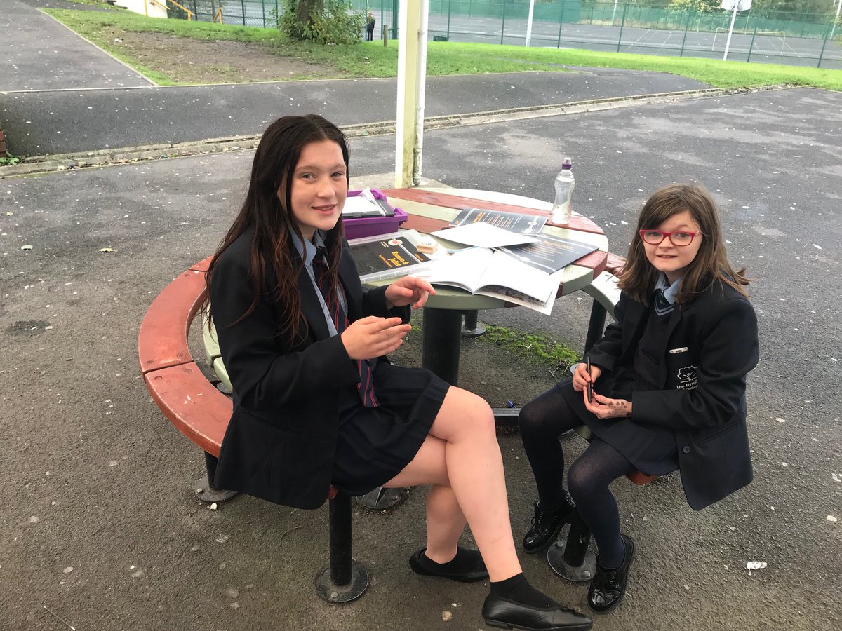 hyndburnacademy's tweet photo. Miss Daley's Y9 also developed still images from Act 3, Sc1 from ‘Romeo &amp; Juliet' in preparation for their assessment #OutdoorClassroomDay https://t.co/1LsQD31BOI