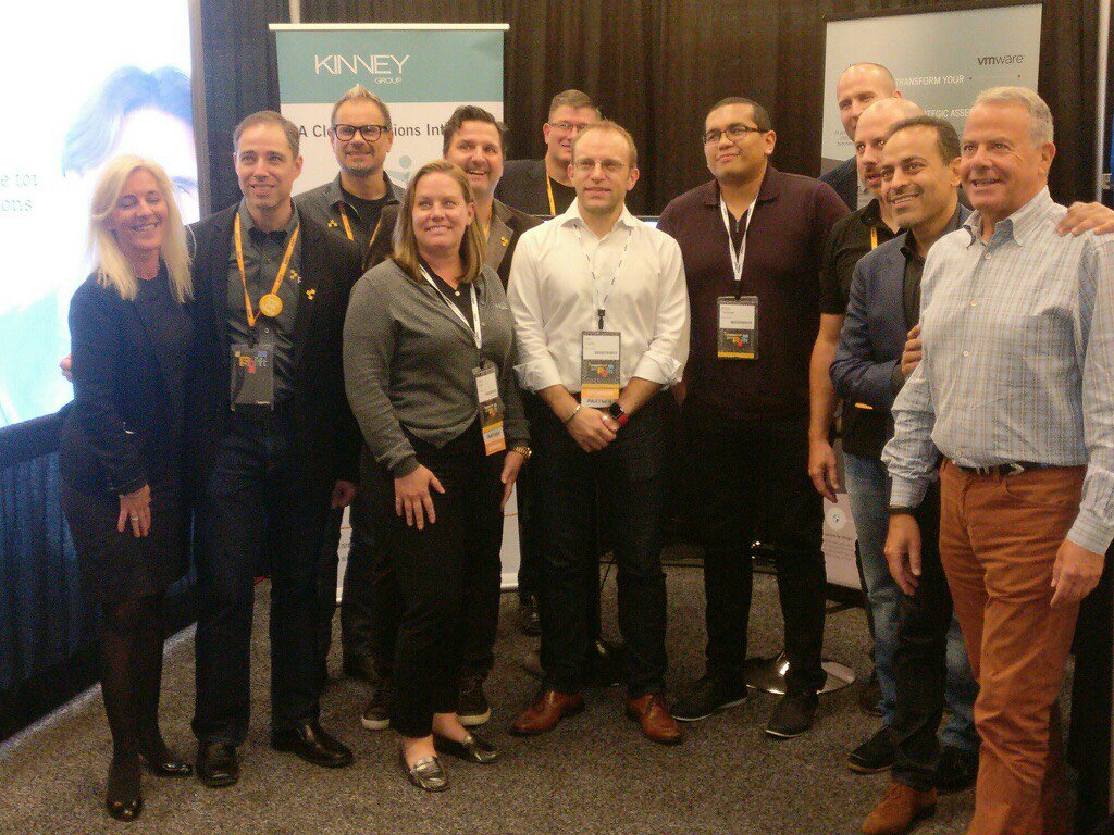 KinneyTalent's tweet photo. You could say the team is enjoying #PuppetConf2017. @puppetize #Puppetize https://t.co/iQoAUrYuIm