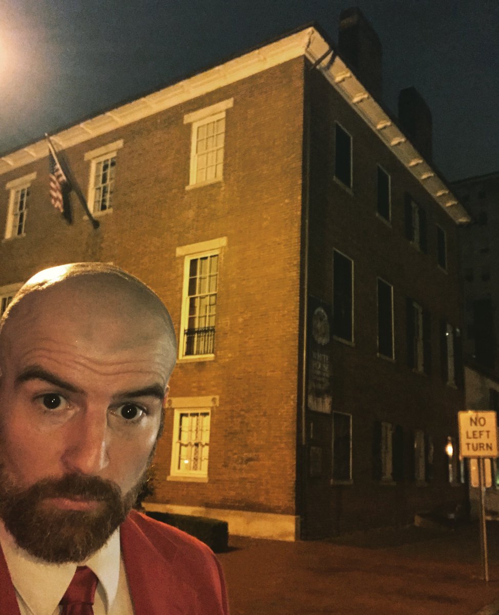 CapCityShowcase's tweet photo. Day 4 of #HauntedDC with @HuntsterDC Today’s spooky spot: Decatur House on H St NW! Our #ScreaminHalloween show is Sat 10/28 at @MasonInnDC with @funnydanny from @1067theFan, #DrBadLove @GarveyComedy @Meeshelmybell @RHLevitin Tix: https://t.co/bhpHFmrI5c https://t.co/wZC4Pzcr2l