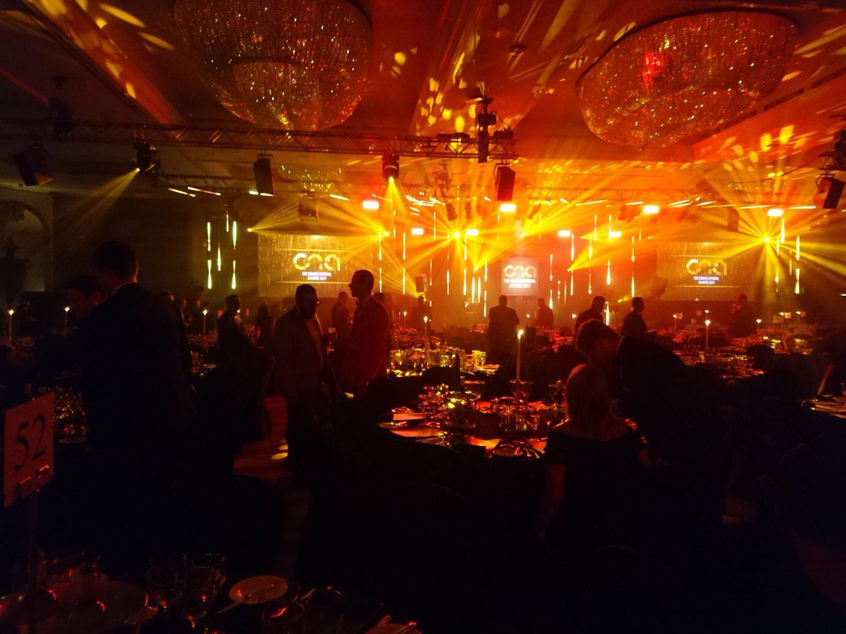 Our #team are enjoying this years #CommsNationalAwards as finalists for the Customer Service #award